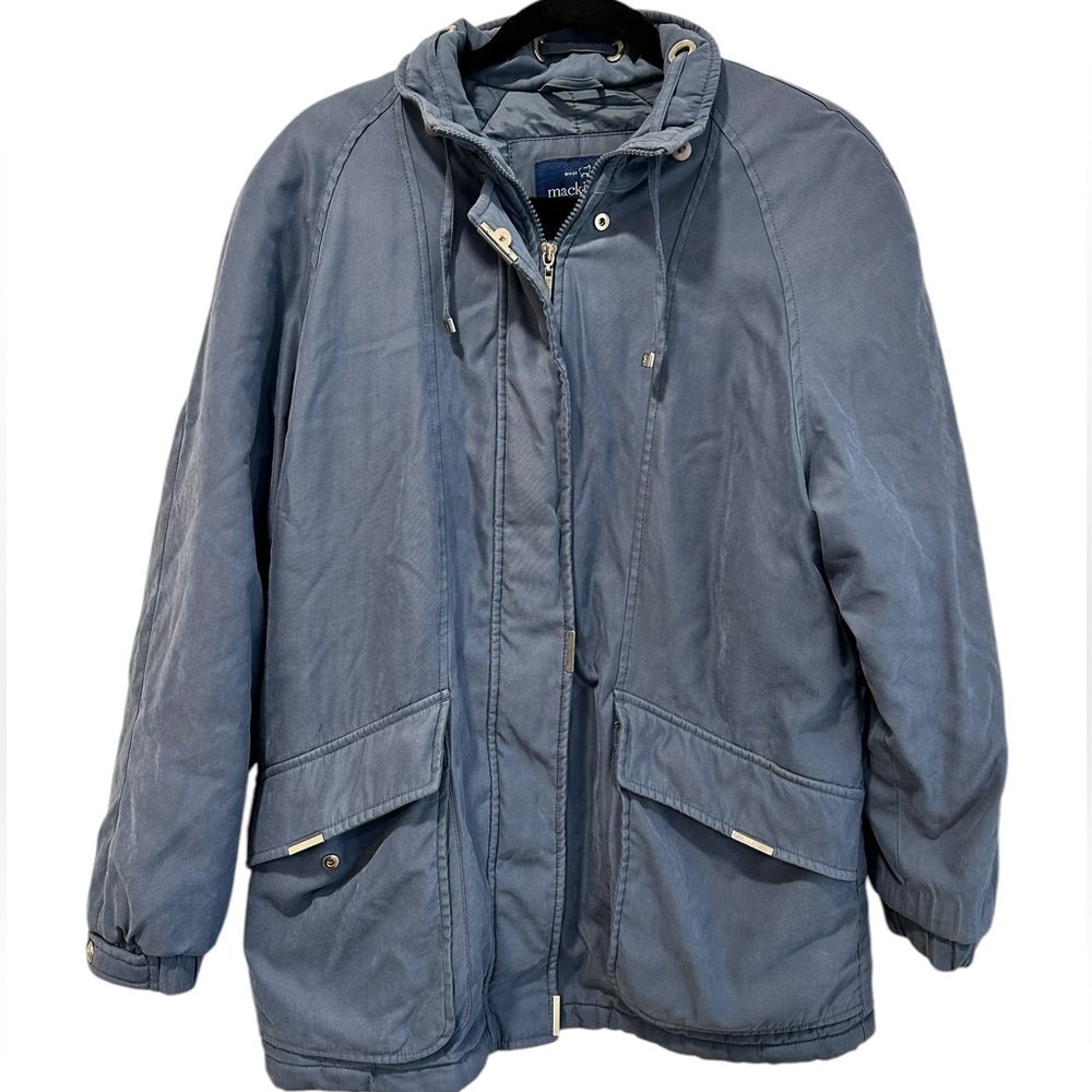 Mackintosh New England winter jacket/coat men's Medium, light slate blue‎ color